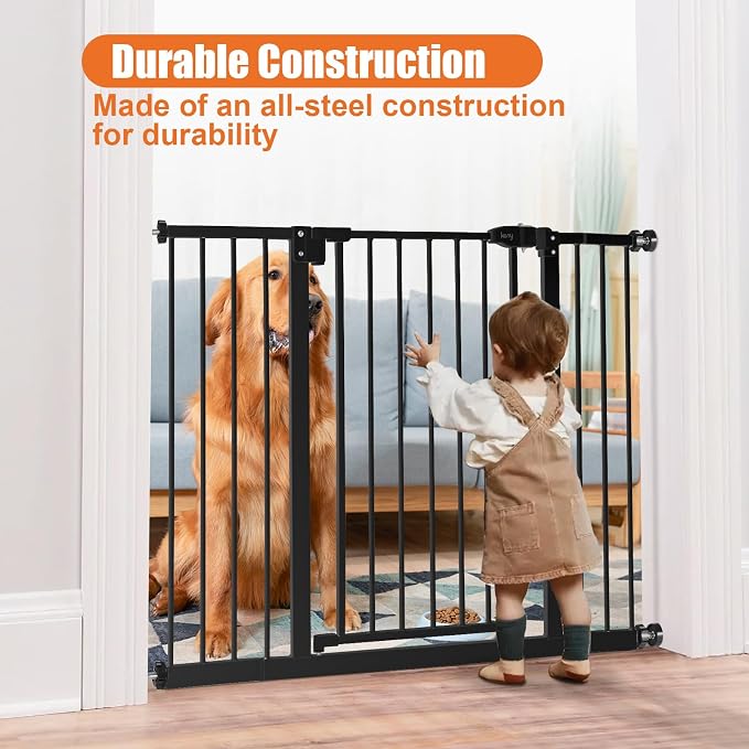 Retractable Stair Gate for Pets & Baby Safety